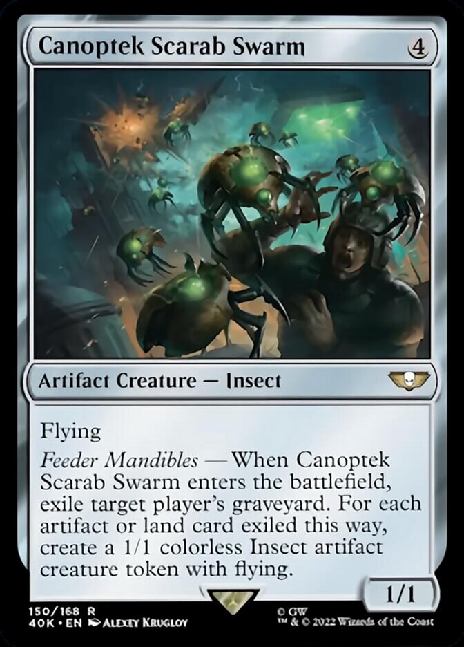 Canoptek Scarab Swarm (Surge Foil) [Universes Beyond: Warhammer 40,000] | Galactic Gamez