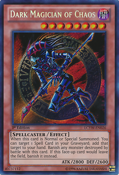 Dark Magician of Chaos [LCYW-EN026] Secret Rare | Galactic Gamez