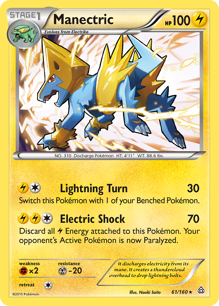 Manectric (61/160) [XY: Primal Clash] | Galactic Gamez