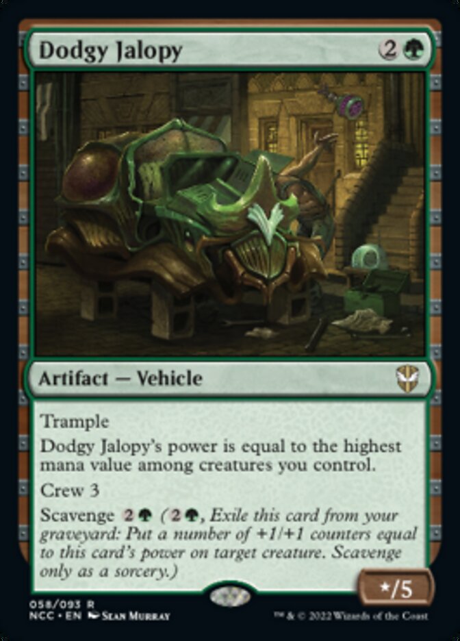 Dodgy Jalopy [Streets of New Capenna Commander] | Galactic Gamez