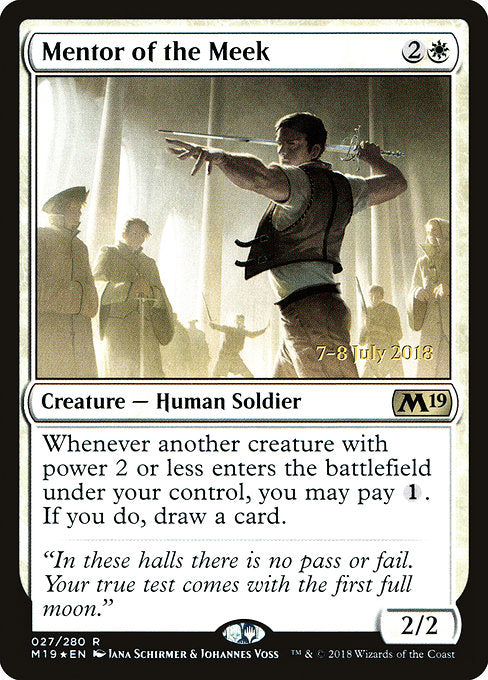 Mentor of the Meek [Core Set 2019 Promos] | Galactic Gamez