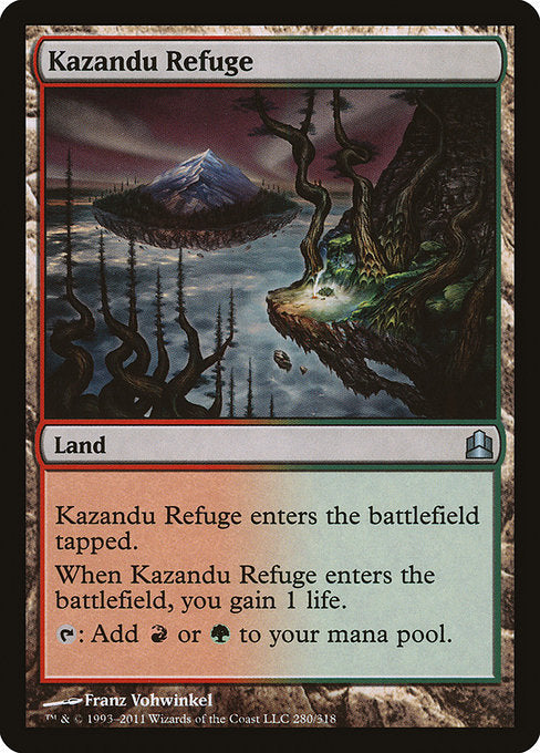 Kazandu Refuge [Commander 2011] | Galactic Gamez