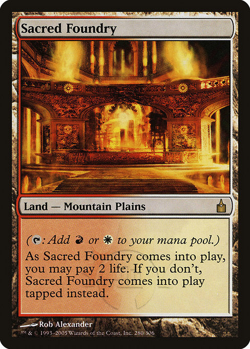 Sacred Foundry [Ravnica: City of Guilds] | Galactic Gamez