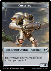 Clue // Construct (0041) Double-Sided Token [Commander Masters Tokens] | Galactic Gamez