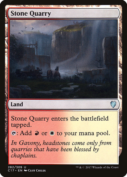 Stone Quarry [Commander 2017] | Galactic Gamez