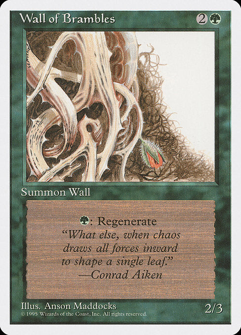 Wall of Brambles [Fourth Edition] | Galactic Gamez