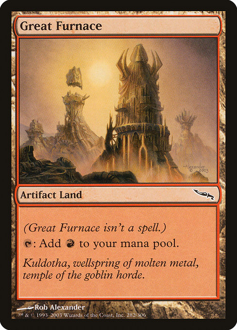 Great Furnace [Mirrodin] | Galactic Gamez