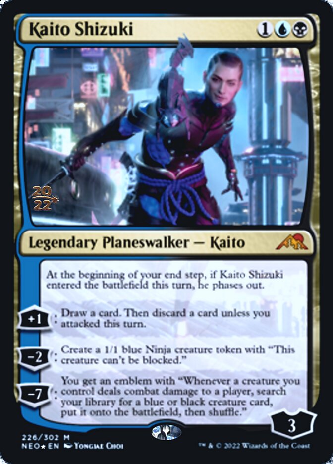 Kaito Shizuki [Kamigawa: Neon Dynasty Prerelease Promos] | Galactic Gamez