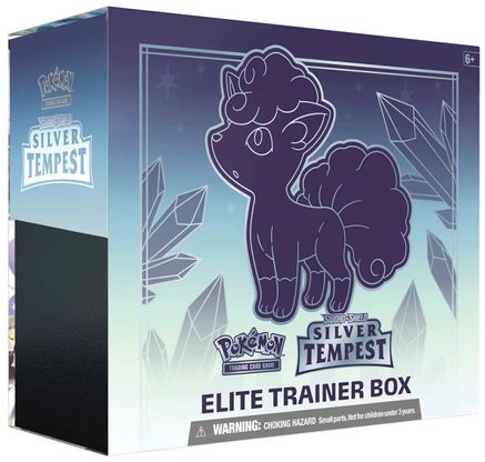 Pokémon TCG: Sword & Shield-Silver Tempest Elite Trainer Box | Galactic Gamez