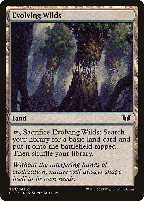 Evolving Wilds [Commander 2015] | Galactic Gamez