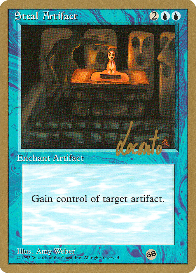 Steal Artifact (Michael Loconto) (SB) [Pro Tour Collector Set] | Galactic Gamez