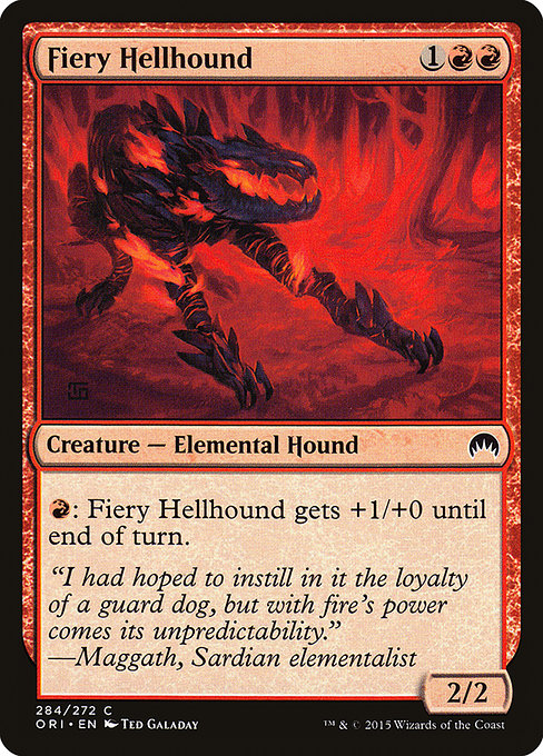 Fiery Hellhound [Magic Origins] | Galactic Gamez