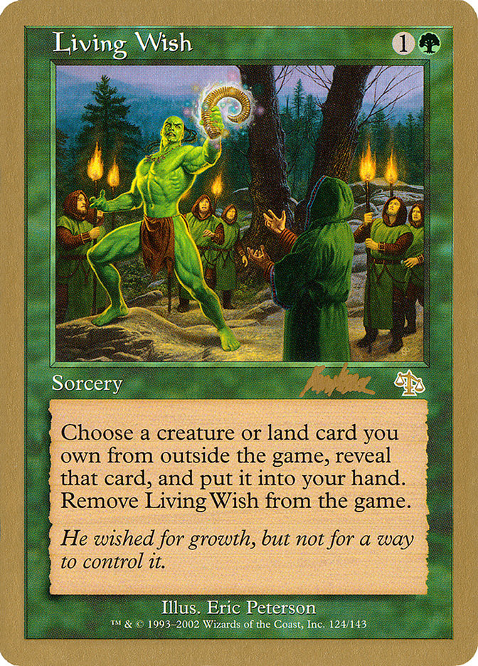 Living Wish (Brian Kibler) [World Championship Decks 2002] | Galactic Gamez
