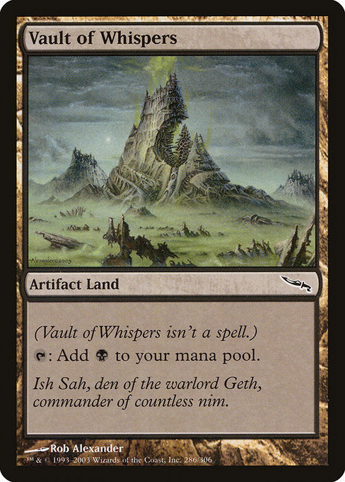 Vault of Whispers [Mirrodin] | Galactic Gamez