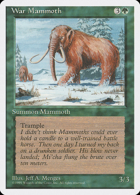 War Mammoth [Fourth Edition] | Galactic Gamez