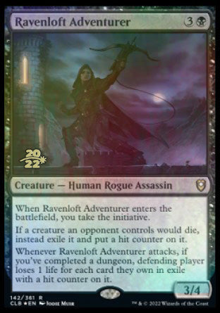 Ravenloft Adventurer [Commander Legends: Battle for Baldur's Gate Prerelease Promos] | Galactic Gamez