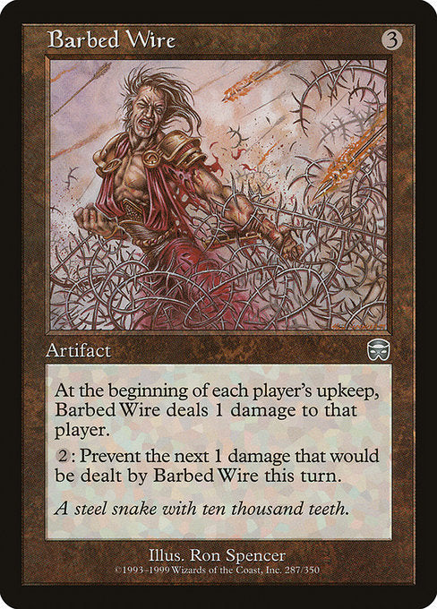 Barbed Wire [Mercadian Masques] | Galactic Gamez