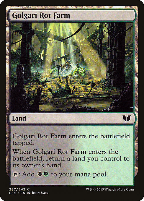 Golgari Rot Farm [Commander 2015] | Galactic Gamez