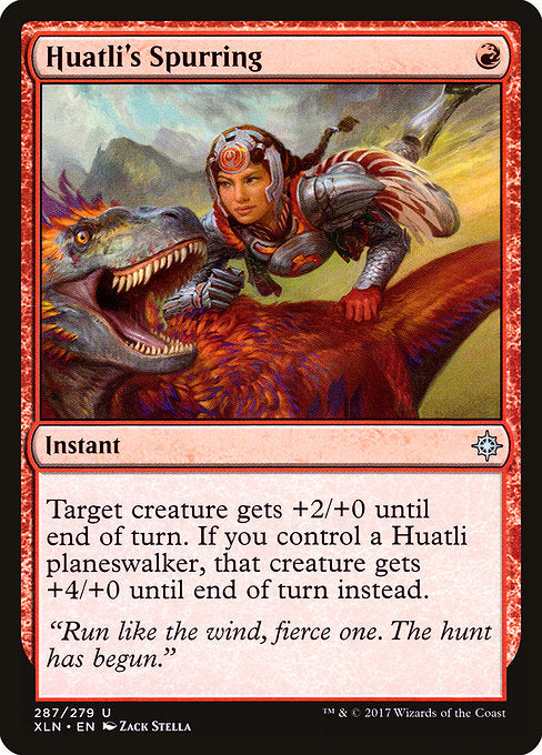 Huatli's Spurring [Ixalan] | Galactic Gamez
