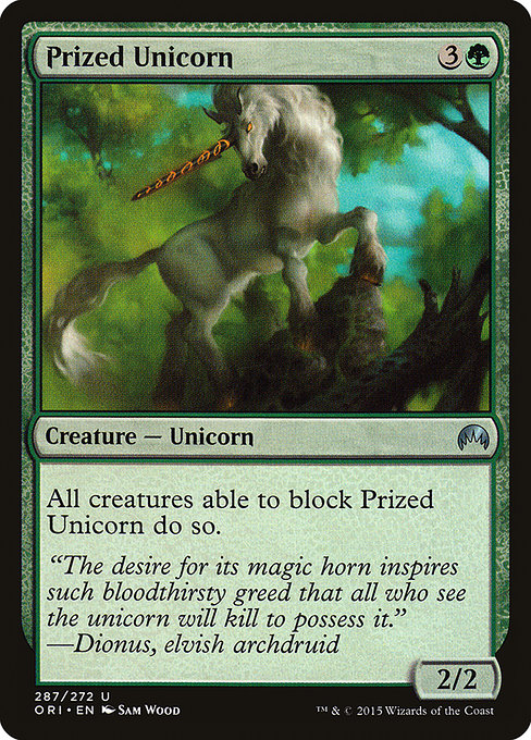Prized Unicorn [Magic Origins] | Galactic Gamez