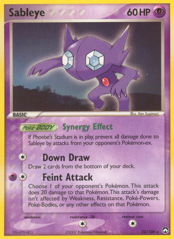 Sableye (22/108) [EX: Power Keepers] | Galactic Gamez