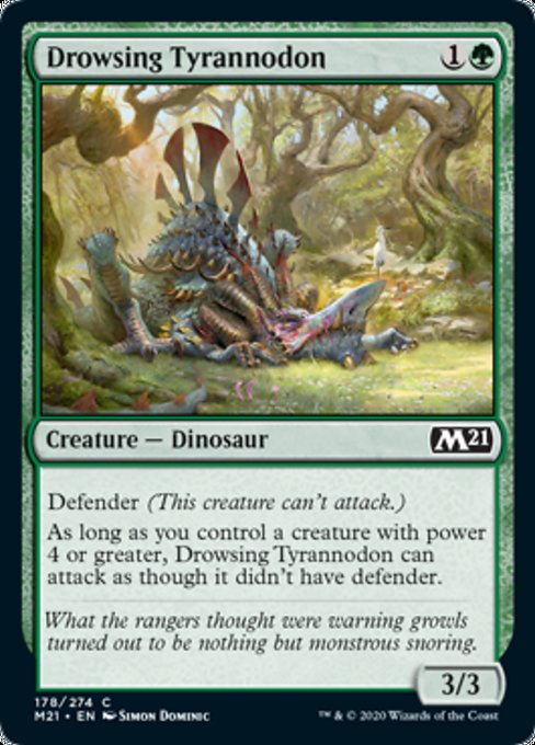 Drowsing Tyrannodon [Core Set 2021] | Galactic Gamez