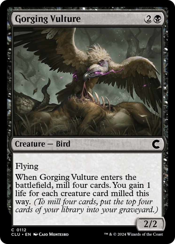 Gorging Vulture [Ravnica: Clue Edition] | Galactic Gamez