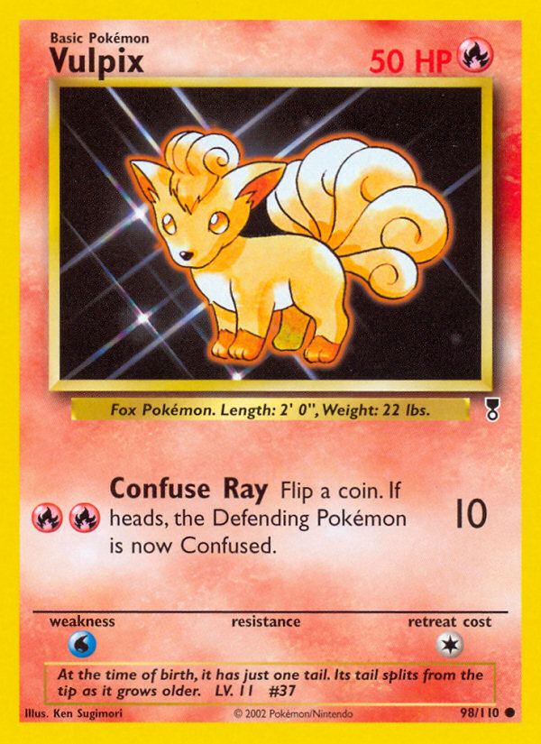 Vulpix (98/110) [Legendary Collection] | Galactic Gamez