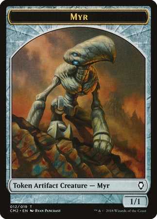 Myr Token [Commander Anthology Volume II Tokens] | Galactic Gamez