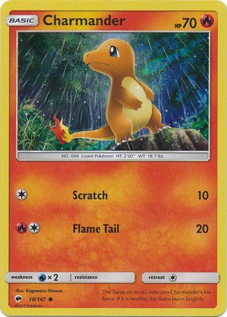 Charmander (18/147) (Premium Collection Promo) [Sun & Moon: Burning Shadows] | Galactic Gamez