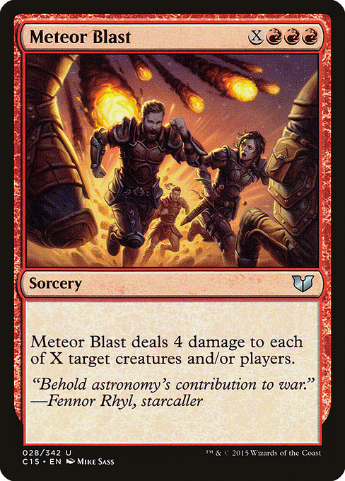 Meteor Blast [Commander 2015] | Galactic Gamez