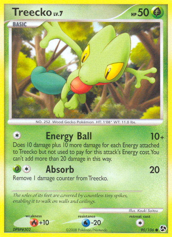 Treecko (90/106) [Diamond & Pearl: Great Encounters] | Galactic Gamez