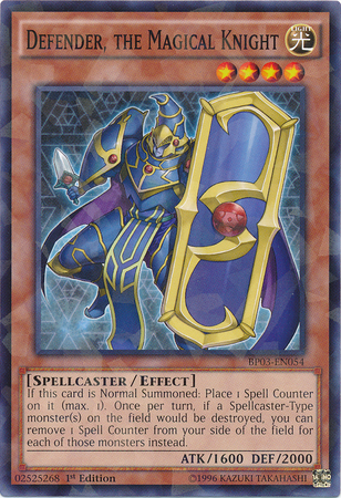 Defender, The Magical Knight (Shatterfoil) [BP03-EN054] Common | Galactic Gamez