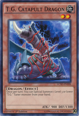 T.G. Catapult Dragon [LC5D-EN208] Common | Galactic Gamez