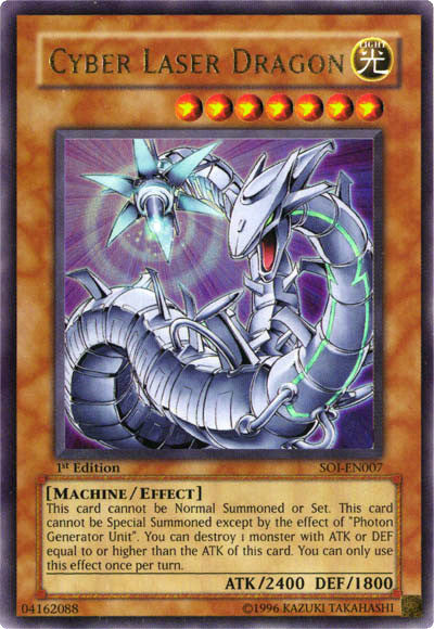 Cyber Laser Dragon [SOI-EN007] Ultra Rare | Galactic Gamez