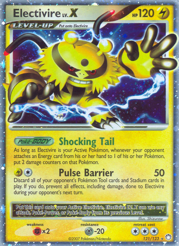 Electivire LV.X (121/123) [Diamond & Pearl: Mysterious Treasures] | Galactic Gamez