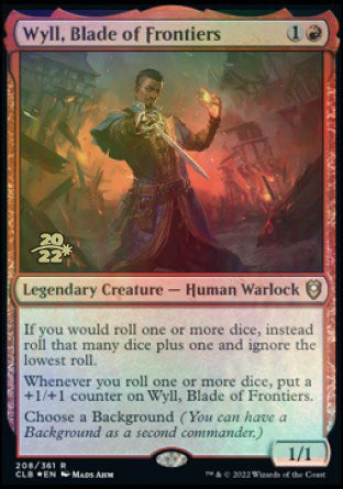 Wyll, Blade of Frontiers [Commander Legends: Battle for Baldur's Gate Prerelease Promos] | Galactic Gamez