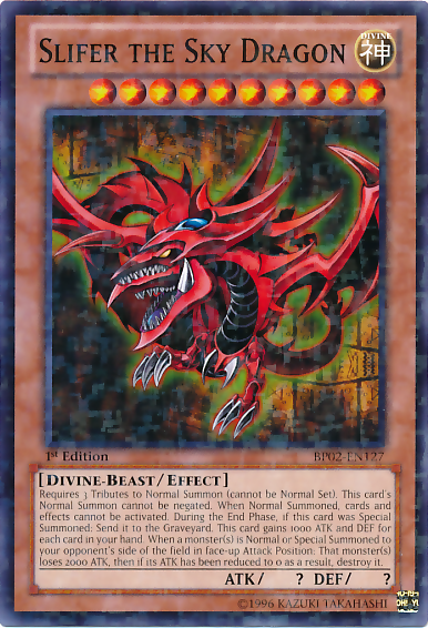 Slifer the Sky Dragon [BP02-EN127] Mosaic Rare | Galactic Gamez