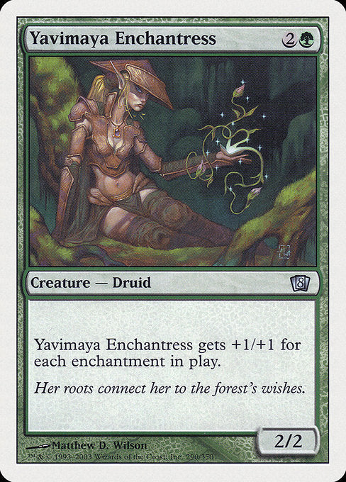 Yavimaya Enchantress [Eighth Edition] | Galactic Gamez