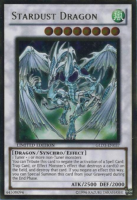 Stardust Dragon [GLD3-EN037] Gold Rare | Galactic Gamez