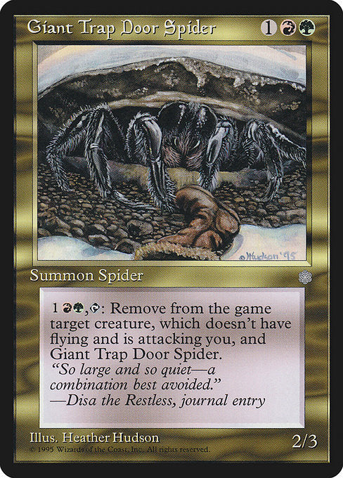 Giant Trap Door Spider [Ice Age] | Galactic Gamez