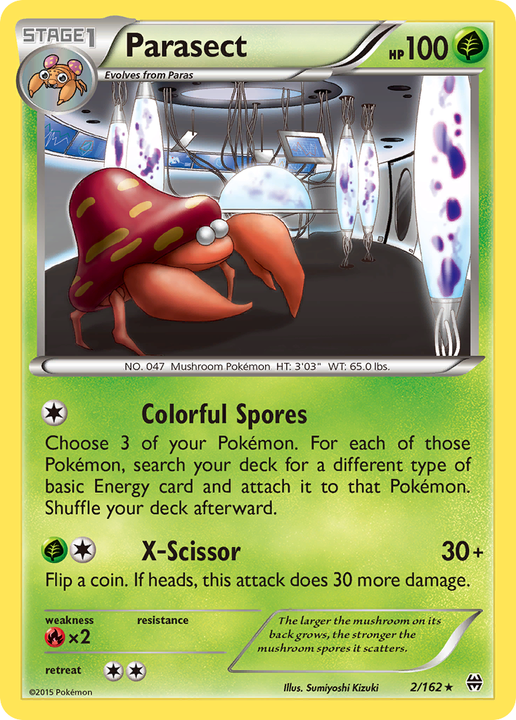 Parasect (2/162) [XY: BREAKthrough] | Galactic Gamez