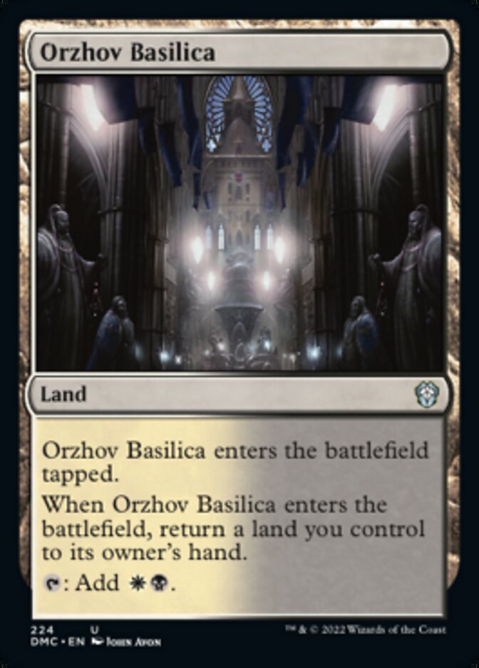 Orzhov Basilica [Dominaria United Commander] | Galactic Gamez