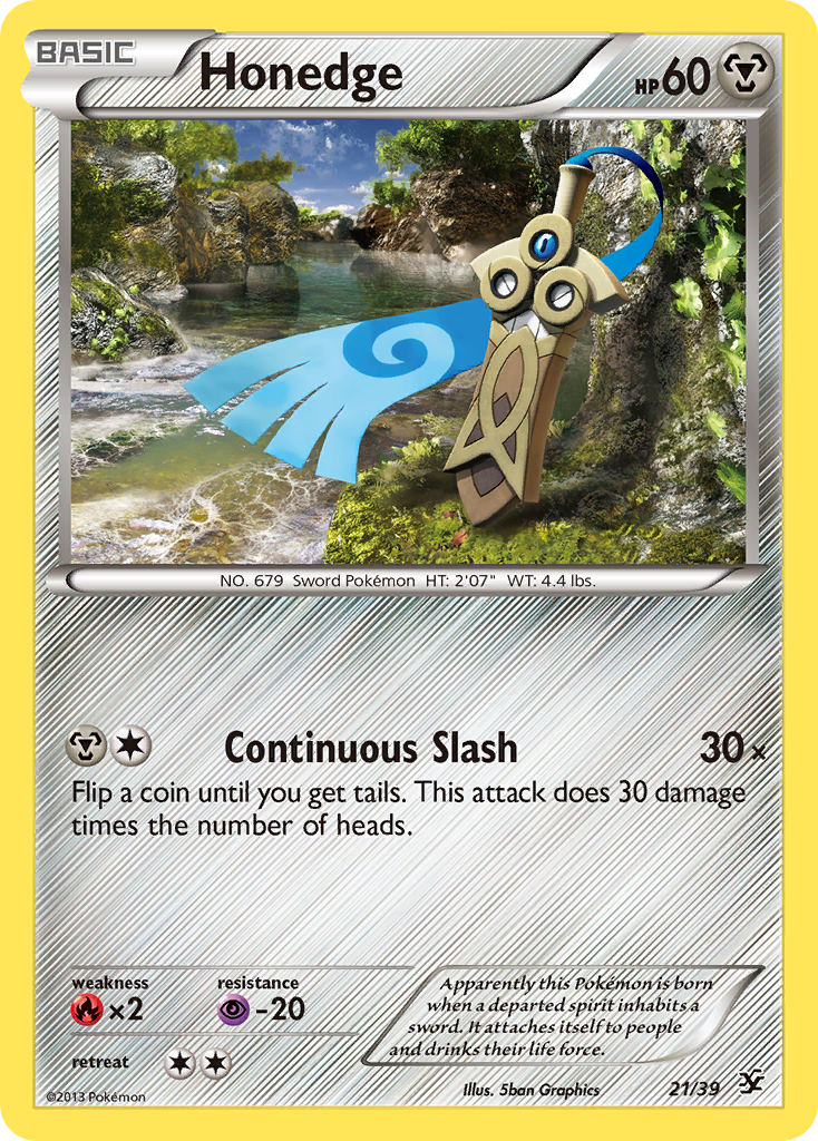 Honedge (21/39) [XY: Kalos Starter Set] | Galactic Gamez