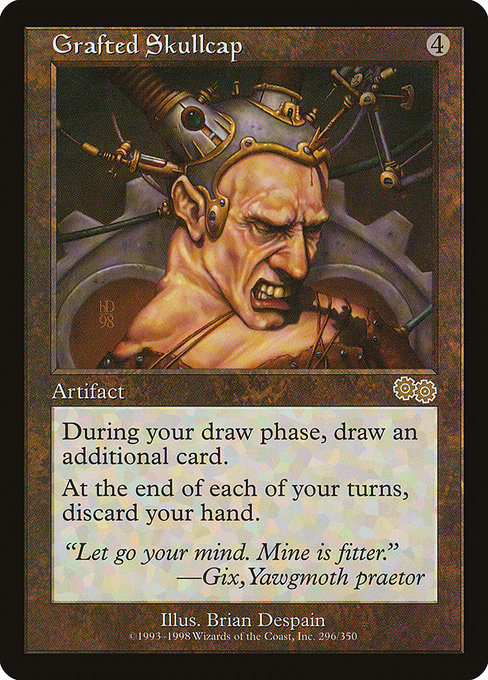 Grafted Skullcap [Urza's Saga] | Galactic Gamez