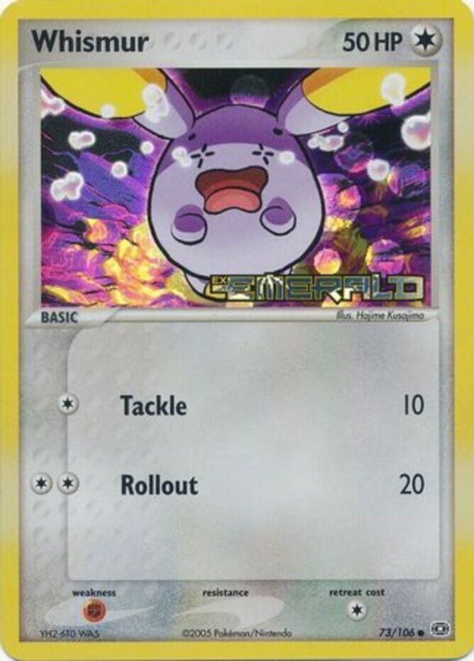 Whismur (73/106) (Stamped) [EX: Emerald] | Galactic Gamez