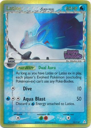 Latios (12/110) (Delta Species) (Stamped) [EX: Holon Phantoms] | Galactic Gamez