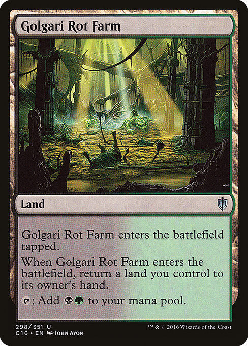 Golgari Rot Farm [Commander 2016] | Galactic Gamez