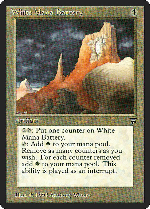 White Mana Battery [Legends] | Galactic Gamez