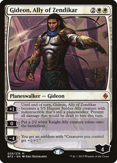 Gideon, Ally of Zendikar [Battle for Zendikar] | Galactic Gamez